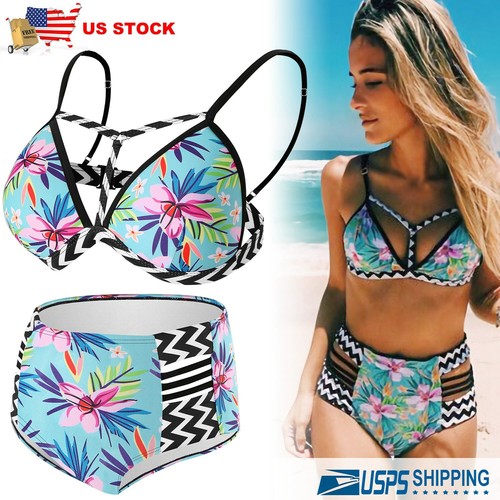 Women's Sexy Bikini Set Padded Push up High Waist Swimsuit Bathing Suit Swimwear