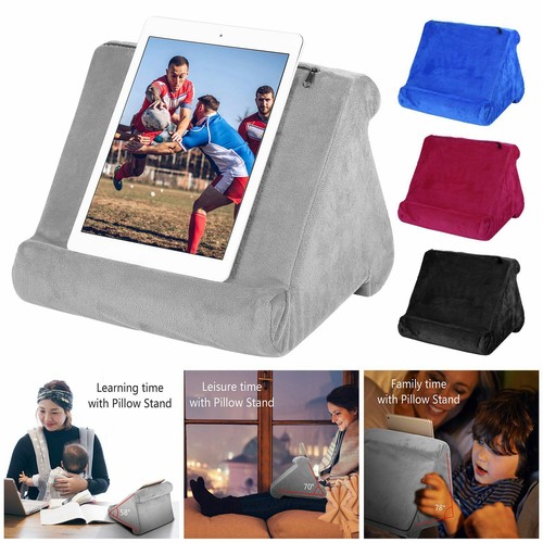 Multi-Angle Tablet Phone Pillow Stand Holder Foam Reading Bed Support Cushion