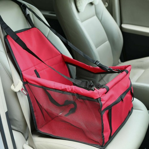 Dog Car Seat Belt Booster Travel Carrier Folding Bag for Pet Cat Puppy Portable
