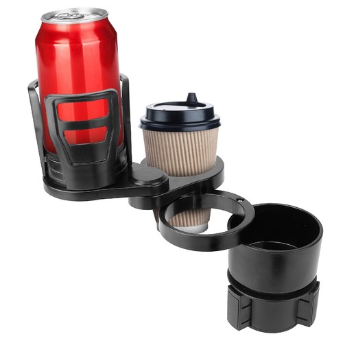 4 in 1 Car Cup Holder Expander Adapter Drink Bottle Four Cups Holder Adjustable