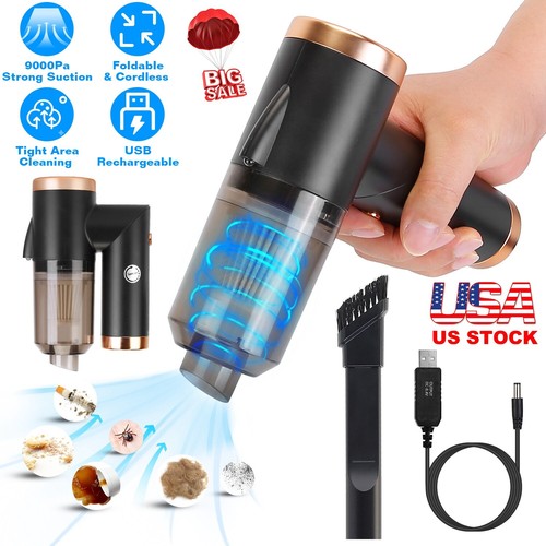 120W 9000PA Cordless Handheld Car Vacuum Cleaners Auto Home Powerful Cleaning