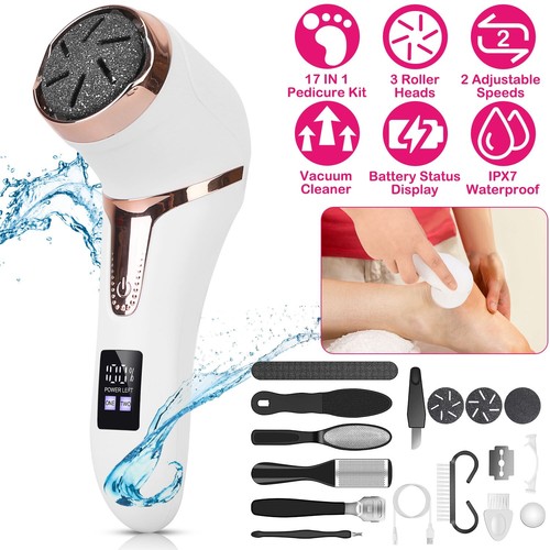 Professional Pedicure Kit Electric Foot Callus Remover with Vacuum Foot Grinder