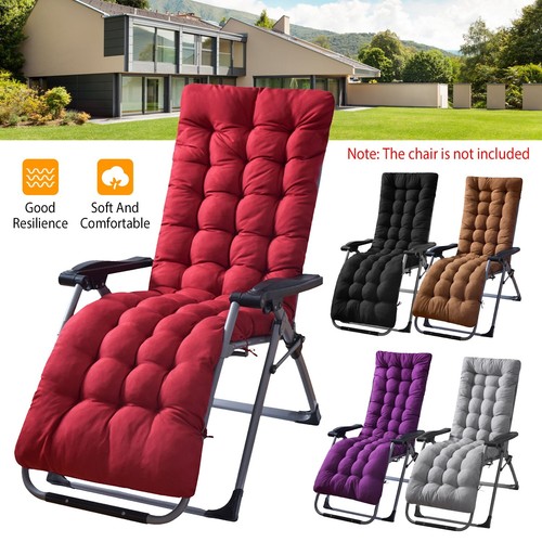 Outdoor Patio Chaise Lounger Cushions Recliner Deck Chair Cushion Pad 67x22 inch