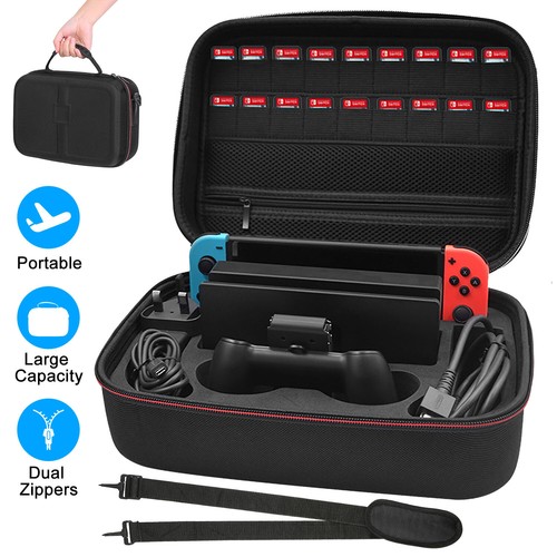 Portable Carrying Case for Nintendo Switch Protected Travel Case Accessories Bag