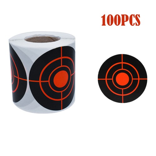100-250PC Shooting Self Adhesive Targets Splatter Paper 3 INCH Shots Exercises
