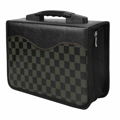 240 Dis CD DVD Storage Bag Blu Ray Disc Carry Case Holder Wallet Ring Binder