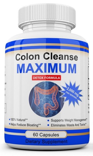 Colon Cleanse Maximum Organic Herbs Pounds Lose Weight Detox 2000 Gut Support