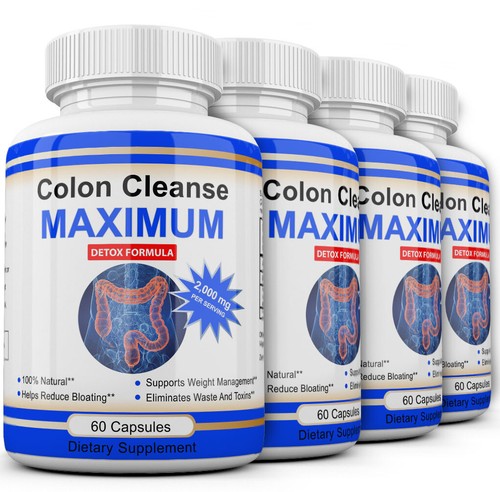 4 Colon Cleanse Maximum Organic Herbs Pounds Lose Weight Detox Gut Support